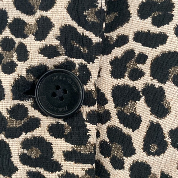 Zadig & Voltaire Leopard Print Blazer - Picture 5 of 10